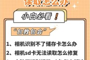 SD卡损坏？教你一招修复！（一招帮你轻松修复损坏的SD卡，找回宝贵数据）